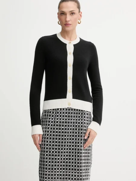 FROM FUTURE cardigan din cașmir light negru