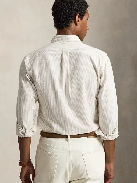 Polo Ralph Lauren cămașă pentru bărbați alb