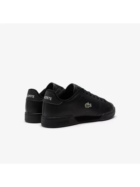 Lacoste Skórzane Sneakersy Carnaby Cup czarny