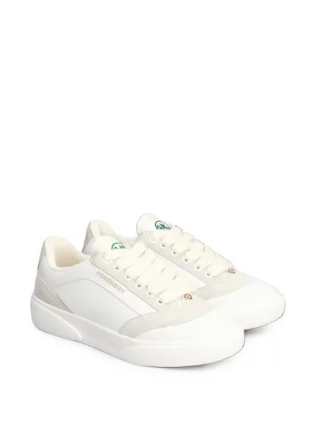 Sneakerși Casablanca din piele alb