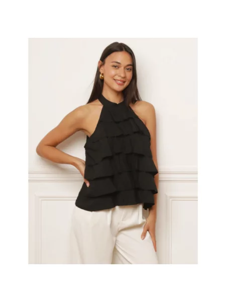 Top La Modeuse crna
