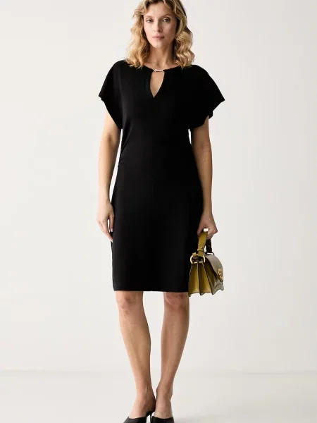 Guess rochie cu modal MORGANA negru
