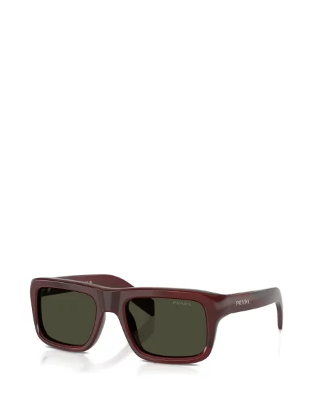 Ochelari de soare pătrați Prada Eyewear maro
