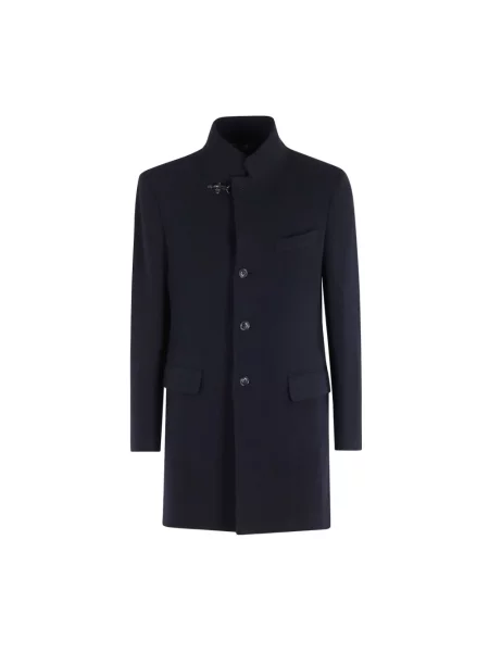Płaszcz Fay wełniany niebieski