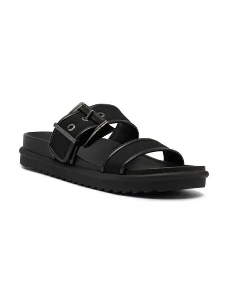 Michael Kors Șlapi COLBY cu adaos de piele negru