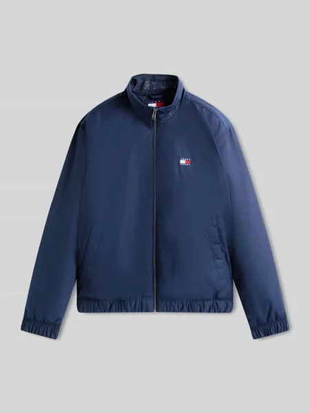 Bomberka o kroju relaxed fit ze stójką Tommy Jeans granatowa
