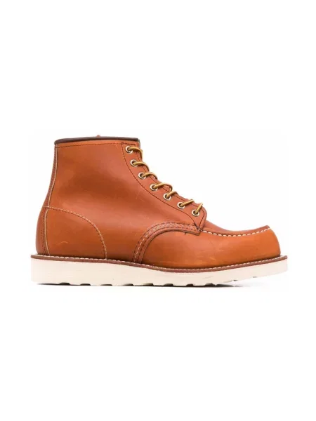 Botki Red Wing Shoes skórzane klasyczne czerwone