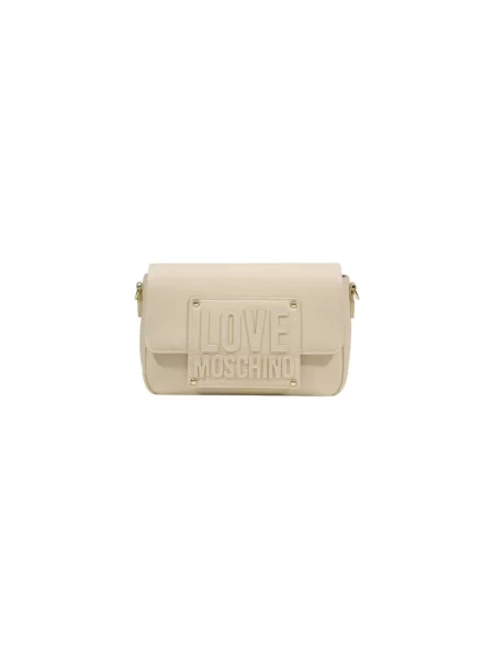 Torebka Love Moschino pikowana beżowa