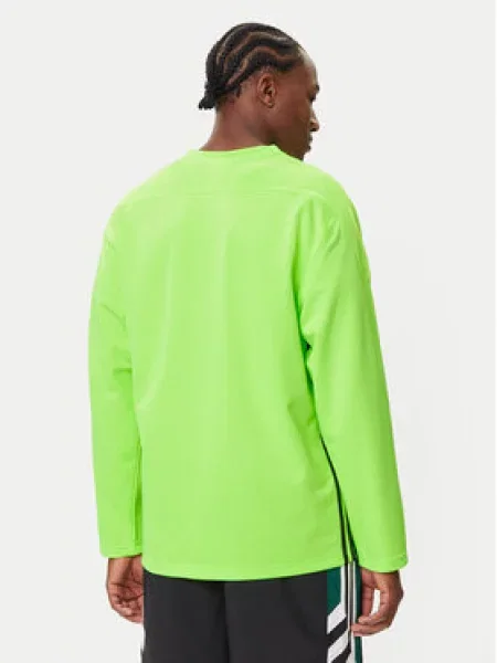 Tričko adidas Adicolor Mesh Long Sleeve Tee Signal Green/ Black S zelené