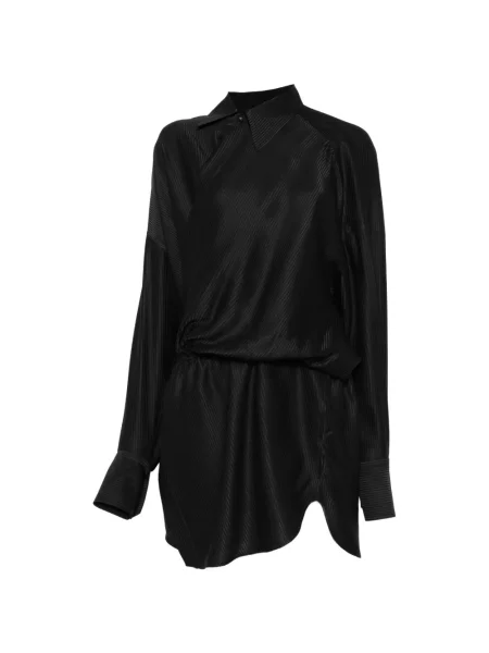 Sukienka koszulowa Petar Petrov czarna