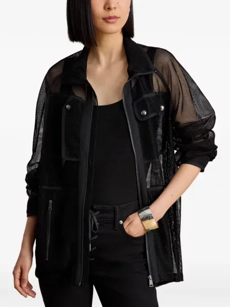Geacă Lauren Ralph Lauren plasă negru