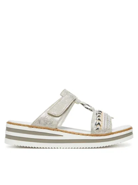 Rieker Чехли сребрист