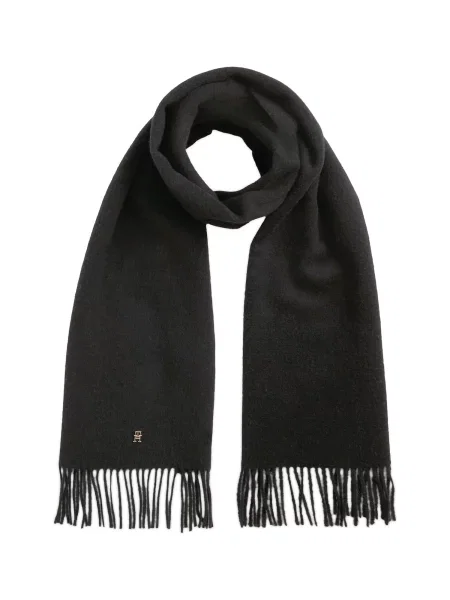 Tommy Hilfiger fular de damă din lână negru
