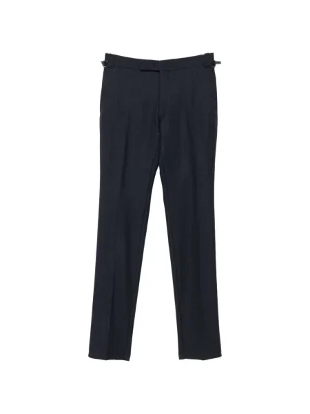 Pantaloni Tom Ford în carouri albastru