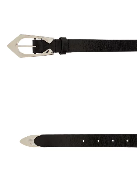 Curea Iro din piele cu cataramă negru