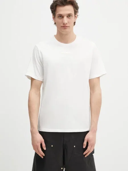 Однотонная футболка Wales Bonner белая