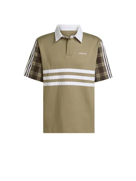 ADIDAS ORIGINALS Tricou Tartan kaki / oliv alb