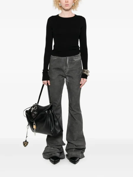 Top Rick Owens lung negru