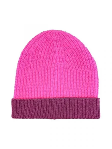 Pinko Căciulă GUSSAGO cu adaos de lână roz