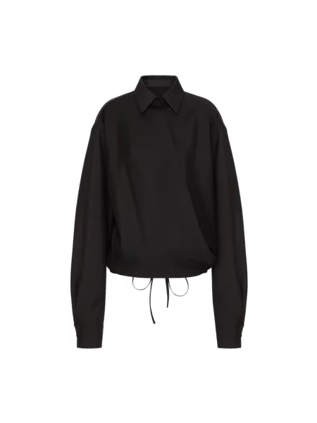 Koszula Valentino Garavani wełniana czarna