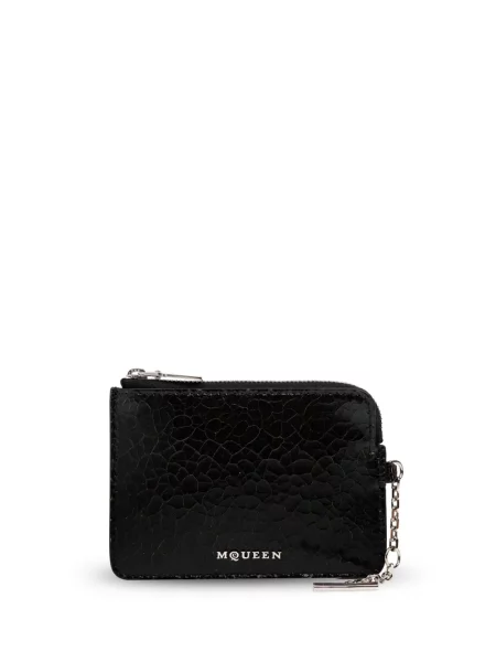 Portofel Alexander Mcqueen din piele negru