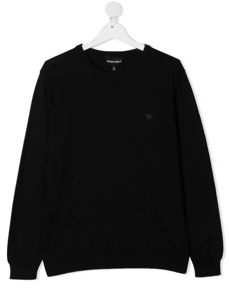 Sweter dziecięcy Emporio Armani niebieski