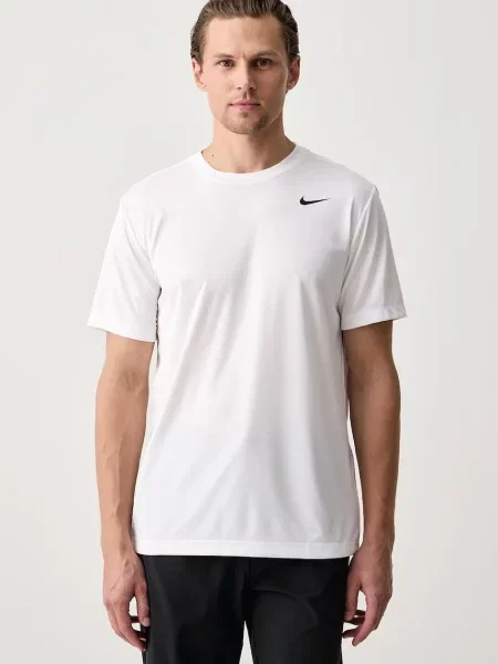 Nike t-shirt γυμναστικής ανδρικό Dri-FIT λευκό