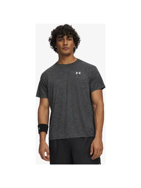 Koszulka z krótkim rękawem Under Armour Tech Textured grafitowy XS szary