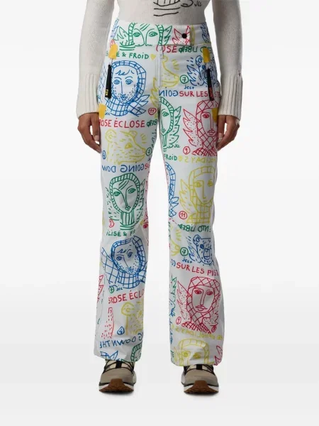 Pantaloni de schi Rossignol cu imagine alb