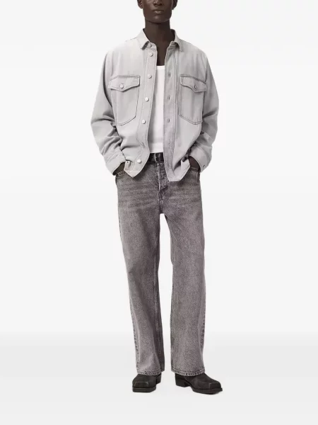 Cămașă de blugi Allsaints gri