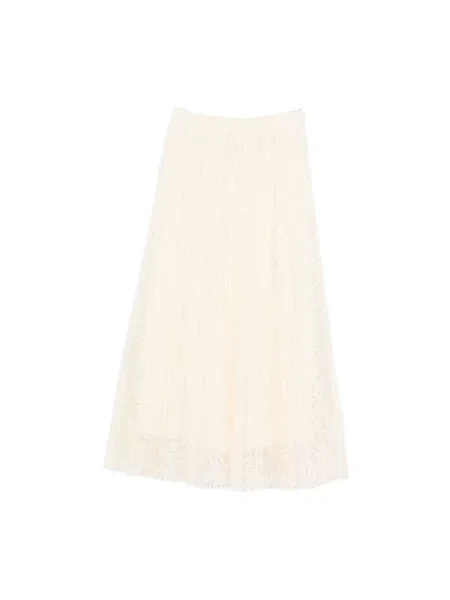 Długa spódnica maxi Ermanno Scervino biała