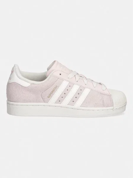 Σουέτ sneakers adidas Originals SUPERSTAR II W ροζ