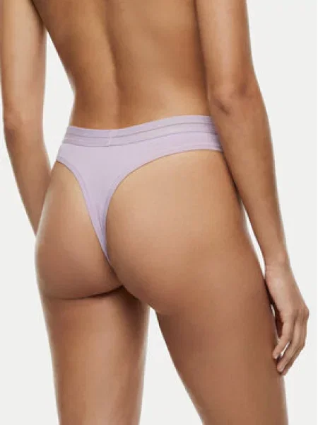 BOSS Tanga gaćice svijetložuta / lila / crna bijela