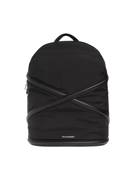 Plecak Alexander Mcqueen z logo czarny