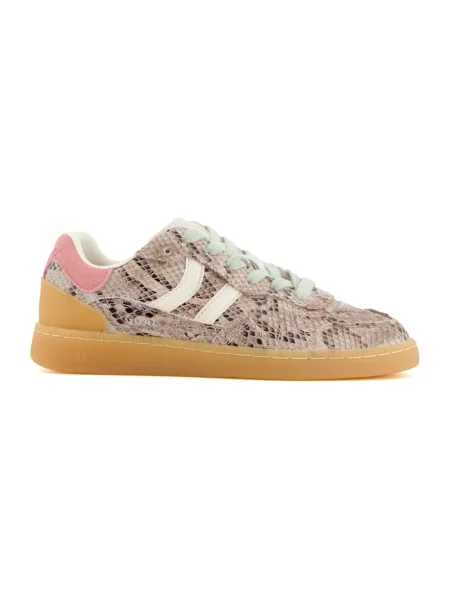 Sneakersy Coolway skórzane w wężowy wzór