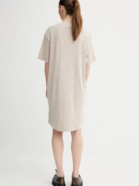 Сукня G-Star mini oversize бежевий