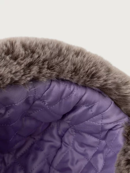 Kangol шапка тип ушанка дамска MULTI FAUX FUR TRAPPER бежово