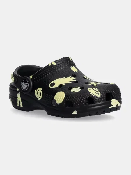 Crocs pantofle CLASSIC GLOW SPACE CLOG černé