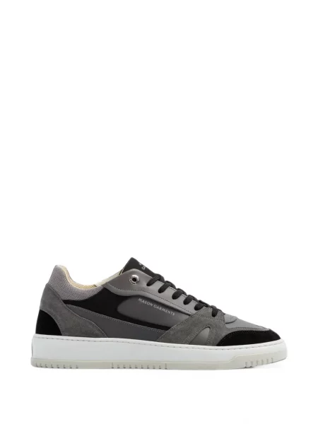 Sneakerși Mason Garments din piele gri