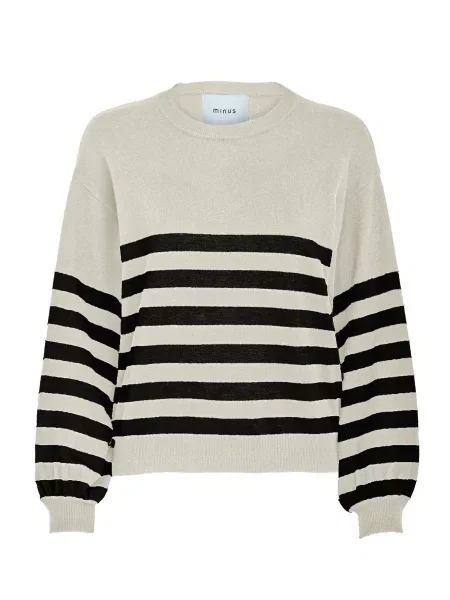 Minus Pulover Perla gri negru