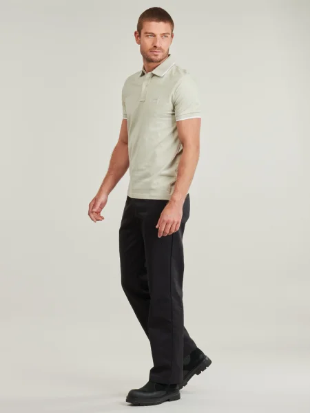 Tricou polo Boss bej