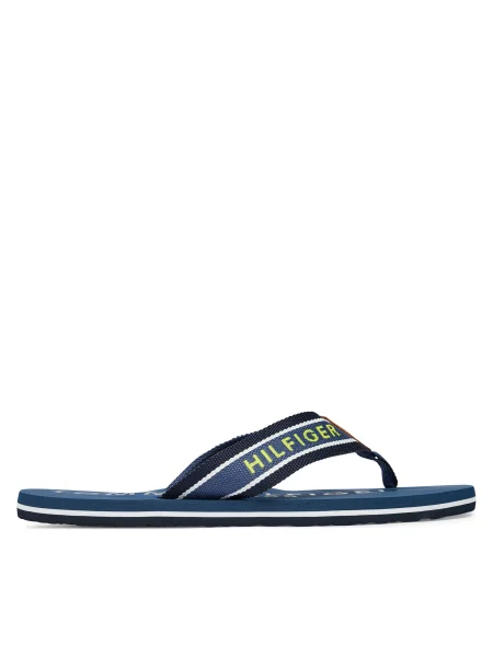Žabky Tommy Hilfiger Sporty Hilfiger Beach Sandal modrá