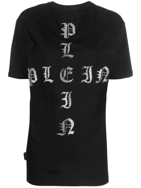 Tricou Philipp Plein de cristal negru