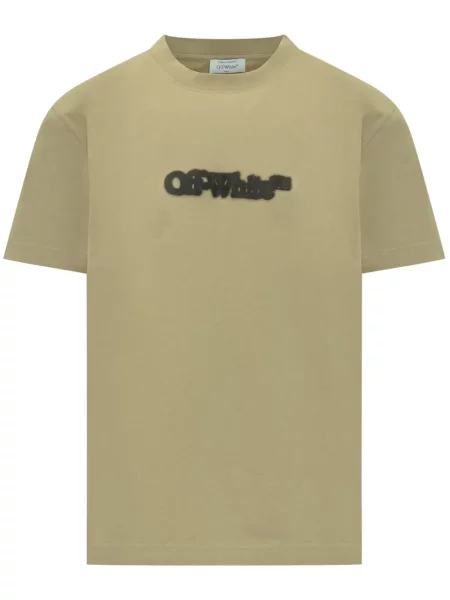 Tricou Off-white cu imagine alb