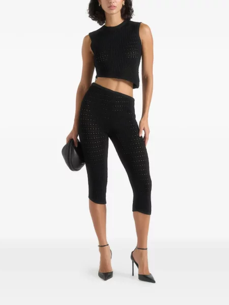 Leggings Manière De Voir asimetrice negru