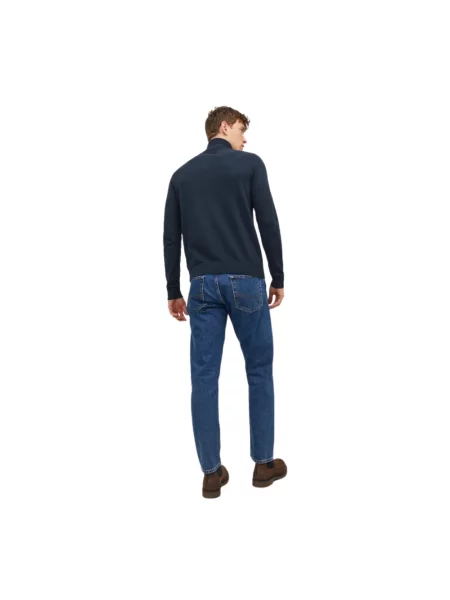Jack & Jones Golf Granatowy niebieski