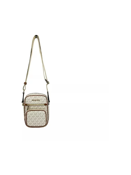 Torebka crossbody Michael Kors z nadrukiem beżowa