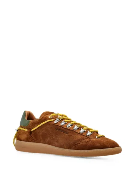 Sneakerși Dsquared2 din piele de căprioară maro