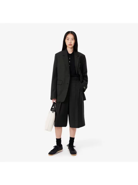 Поло Lacoste черное