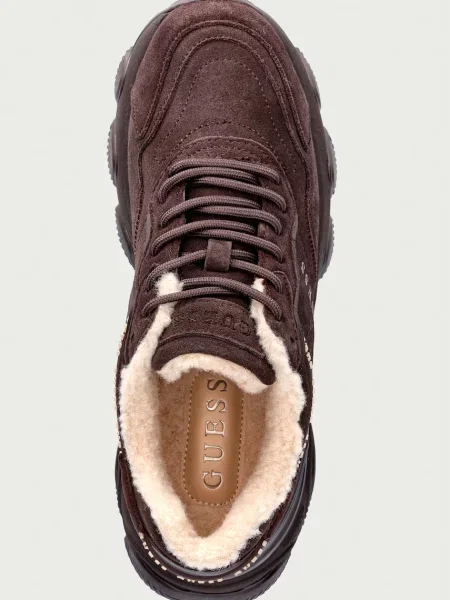 Замшевые кроссовки Guess